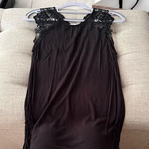 H&M Black MAMA Top